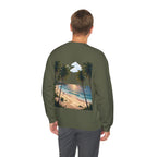Tropical Palm Sunset Sweatshirt – Beach Vacation Crewneck