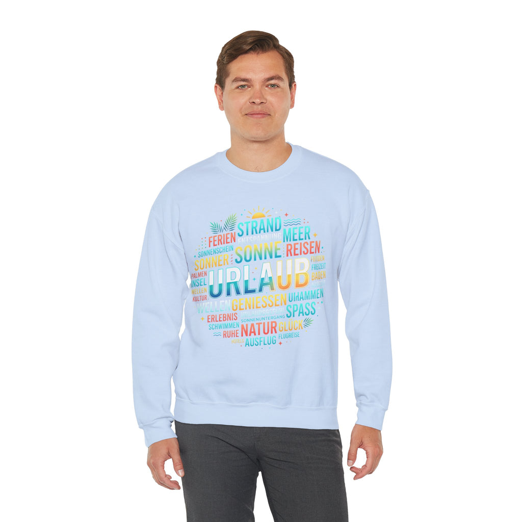 Tropical Palm Sunset Sweatshirt – Beach Vacation Crewneck