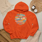 Urlaub Hoodie – Tropischer Palm Sunset Kapuzenpullover