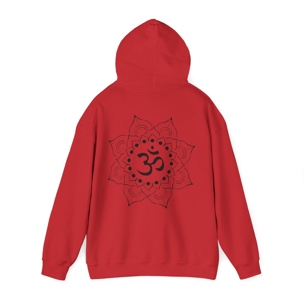 Lotus-Mandala-Hoodie mit Om-Symbol – Spirituelles Yoga-Sweatshirt ESTID Ansicht 9 – Hoodie – ESTID