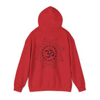 Lotus-Mandala-Hoodie mit Om-Symbol – Spirituelles Yoga-Sweatshirt ESTID Ansicht 9 – Hoodie – ESTID