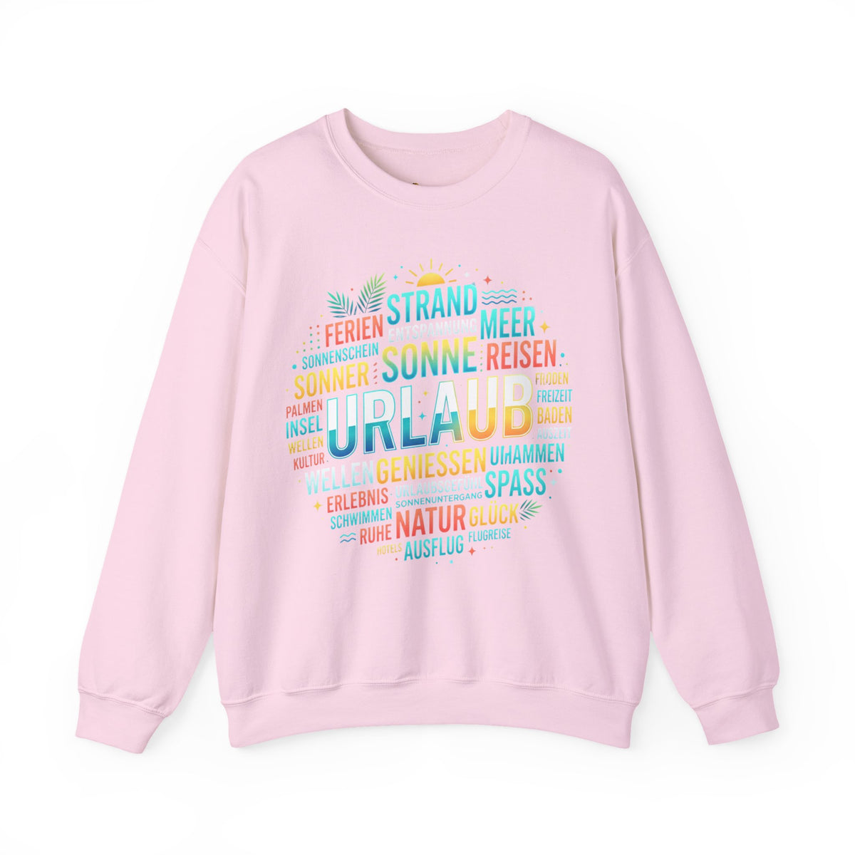 Tropical Palm Sunset Sweatshirt – Beach Vacation Crewneck Ansicht 9 – Sweatshirt – ESTID