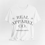 ESTID Damen Statement T-Shirt | "REAL APPAREL CO."