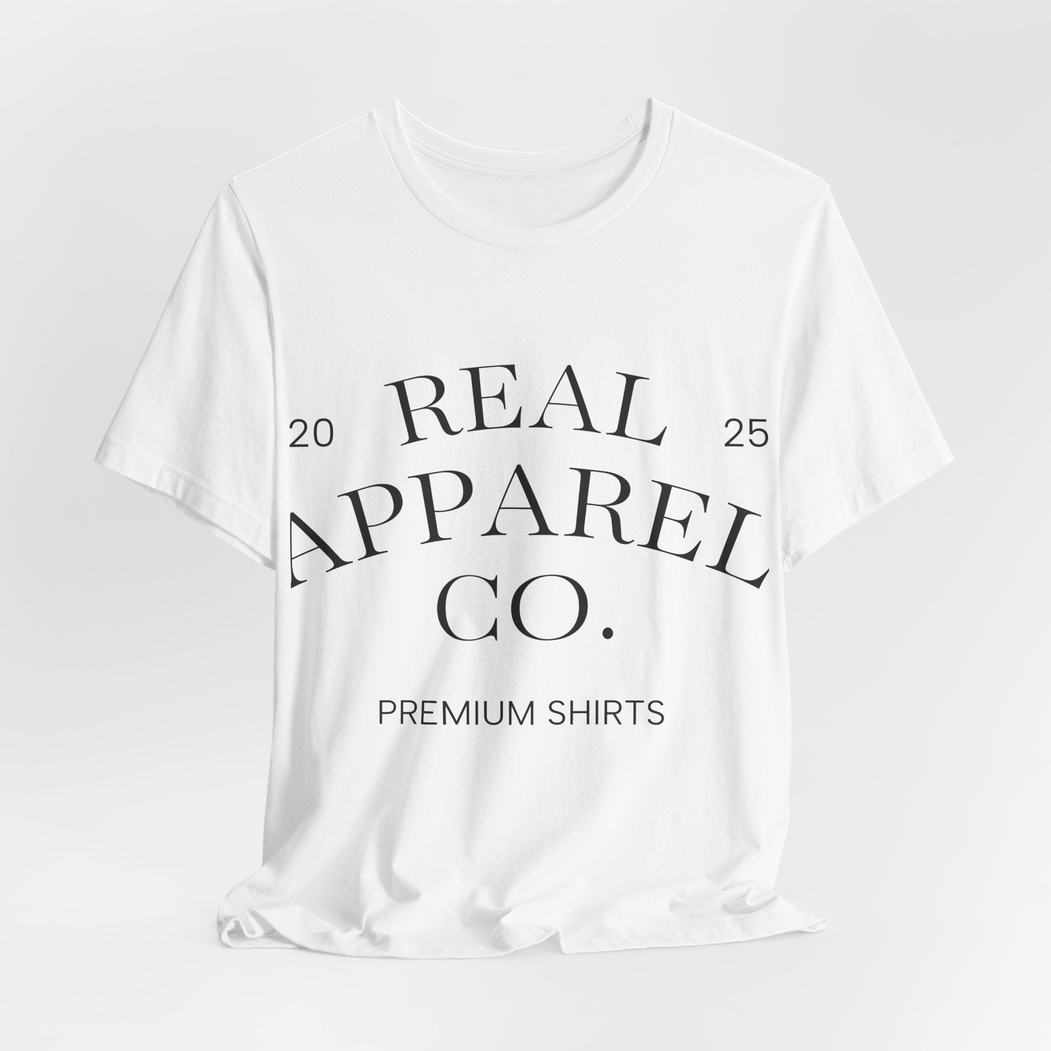ESTID Damen Statement T-Shirt | "REAL APPAREL CO."