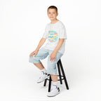 Kinder-T-Shirt "Urlaub" Wortwolke – Buntes Reise-Shirt für Kinder