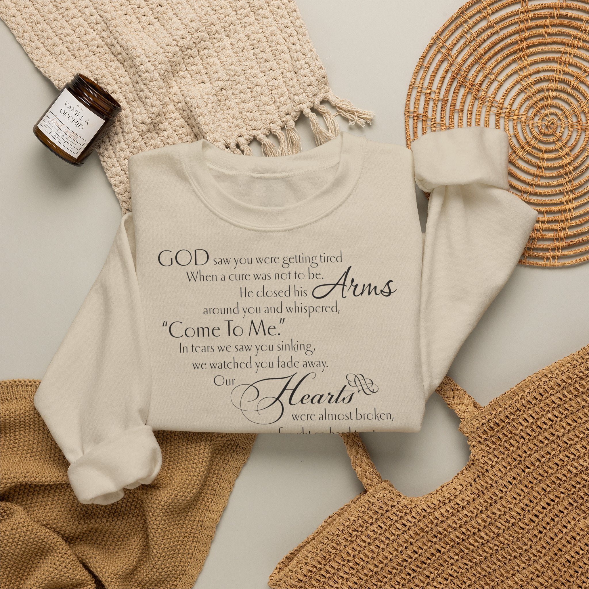 ESTID Damen Pullover | „God Saw You Were Getting Tired“ Spruch-Print Ansicht 27 – Sweatshirt – ESTID