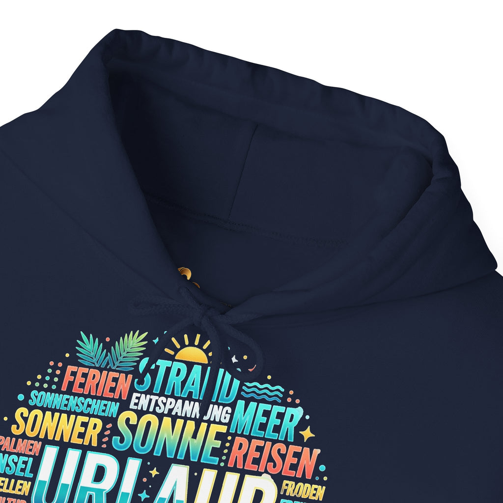 Urlaub Hoodie – Tropischer Palm Sunset Kapuzenpullover