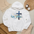 Gott liebt seine Kinder Kapuzenpullover – Cross Hoodie mit handschriftlicher Botschaft Ansicht 16 – Hoodie – ESTID