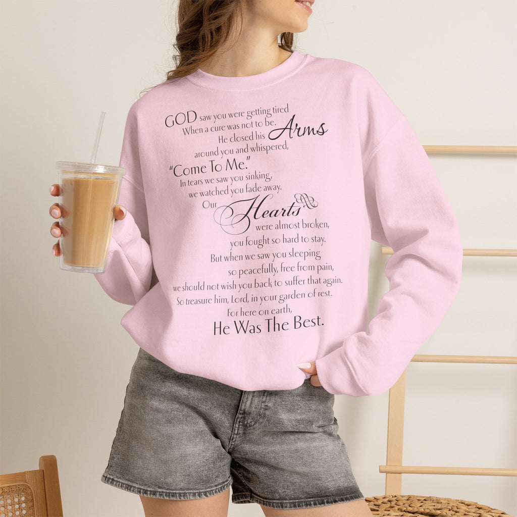 ESTID Damen Pullover | „God Saw You Were Getting Tired“ Spruch-Print Ansicht 14 – Sweatshirt – ESTID