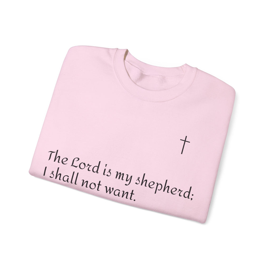 Unisex Heavy Blend Sweatshirt mit Psalm 23 & markantem Backprint ESTID Ansicht 15 – Sweatshirt – ESTID