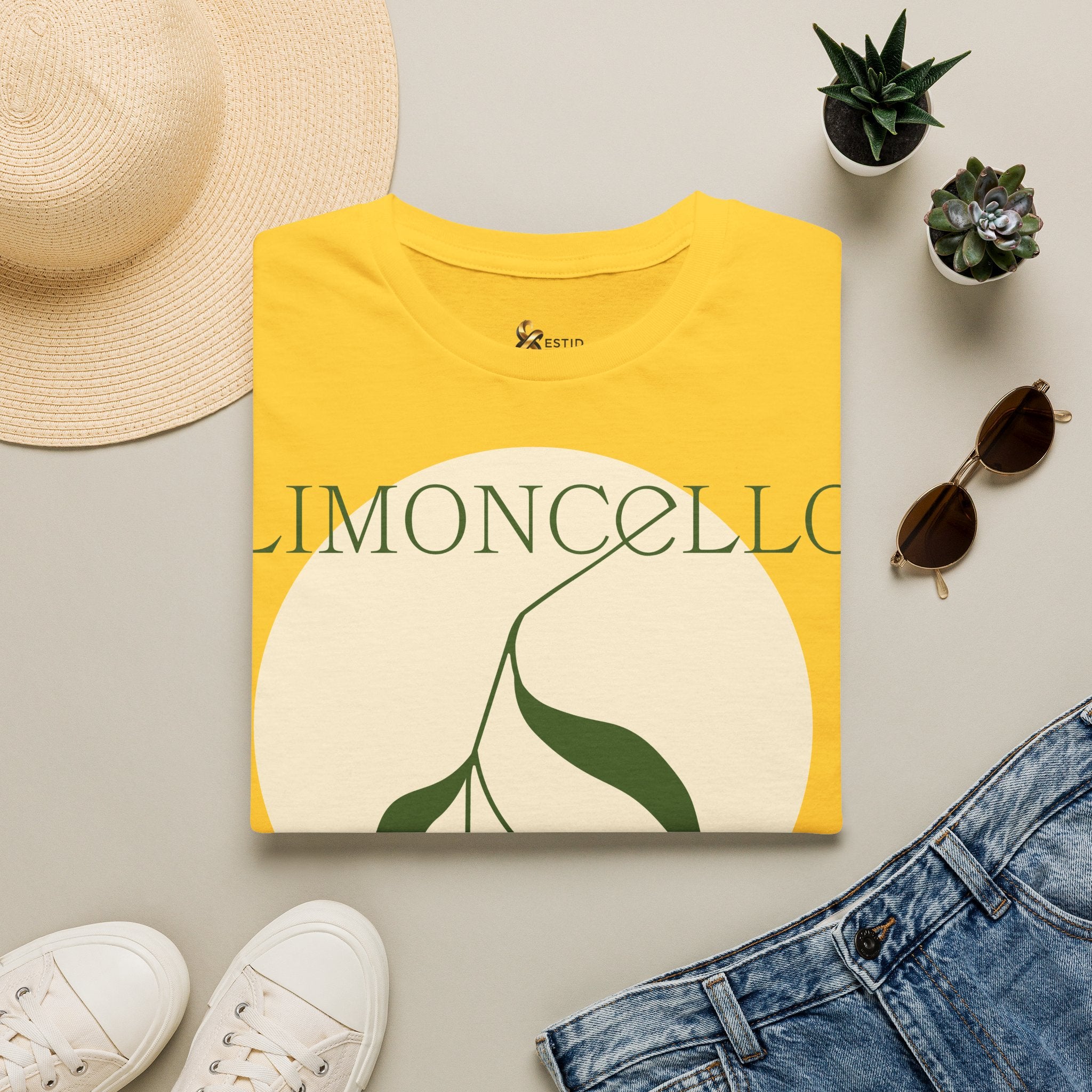 Limoncello Zitrone T-Shirt Ansicht 8 – T-Shirt – ESTID