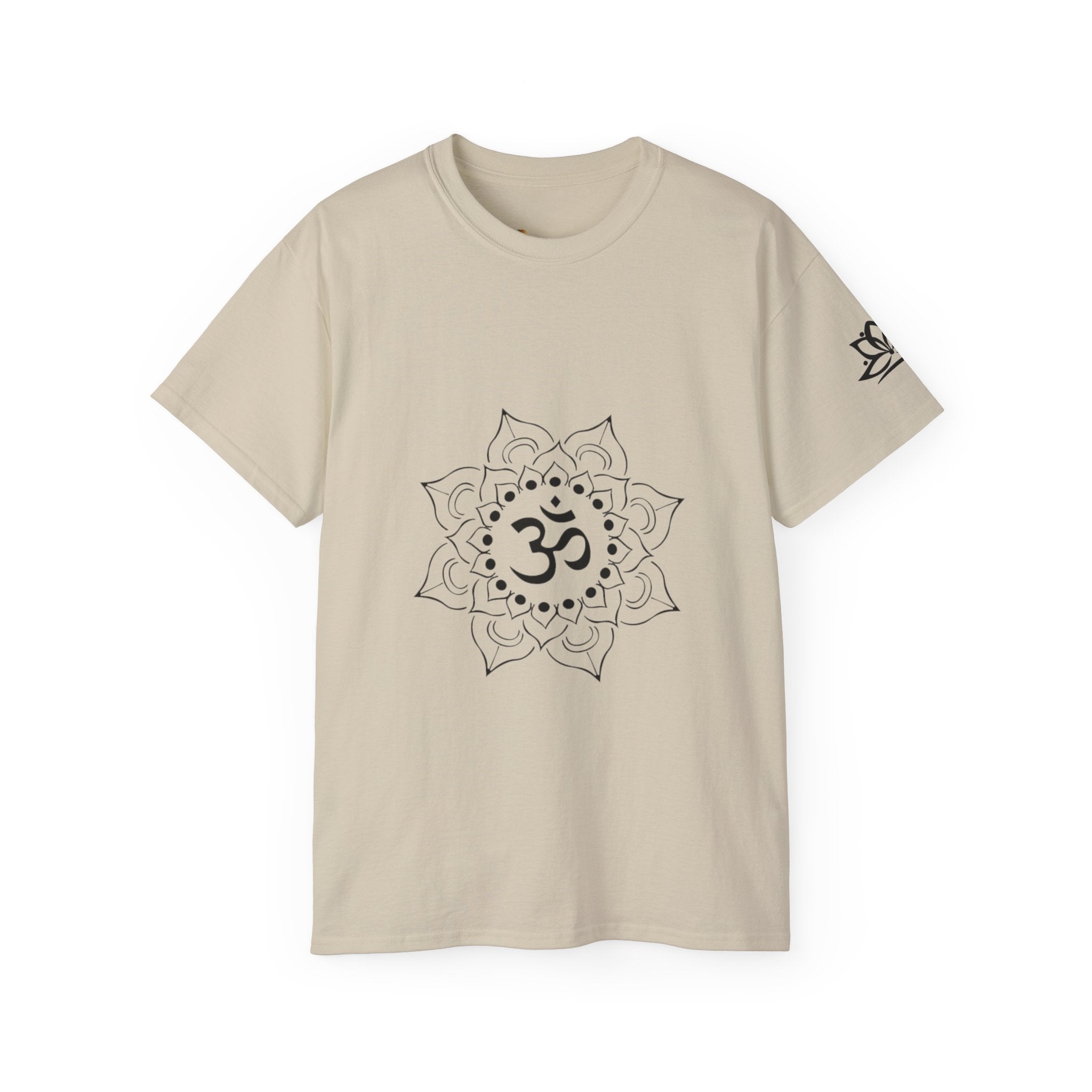 Spiritual Om Mandala Bio-Baumwoll T-Shirt | Damen & Herren Ansicht 9 – T-Shirt – ESTID