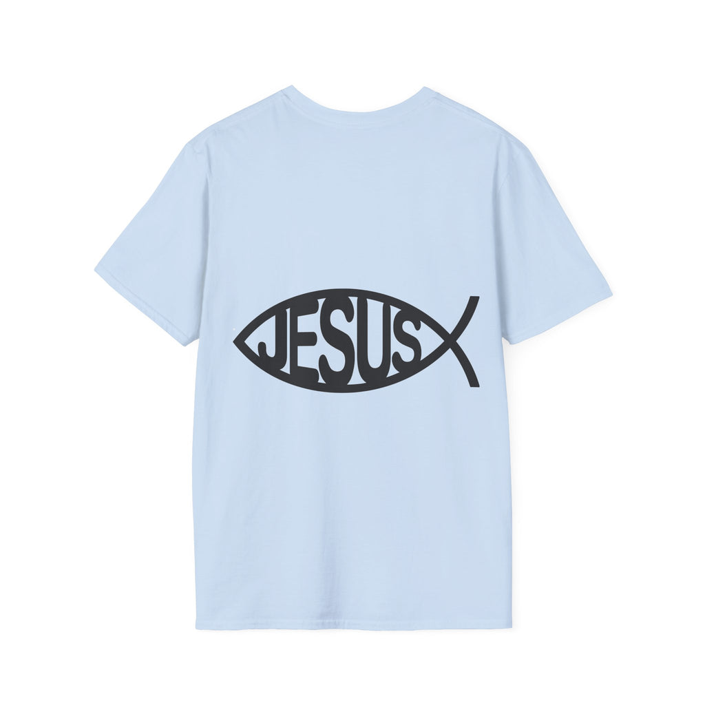 Minimalistisches Unisex T-Shirt mit ausdrucksstarkem Backprint ESTID Ansicht 12 – T-Shirt – ESTID