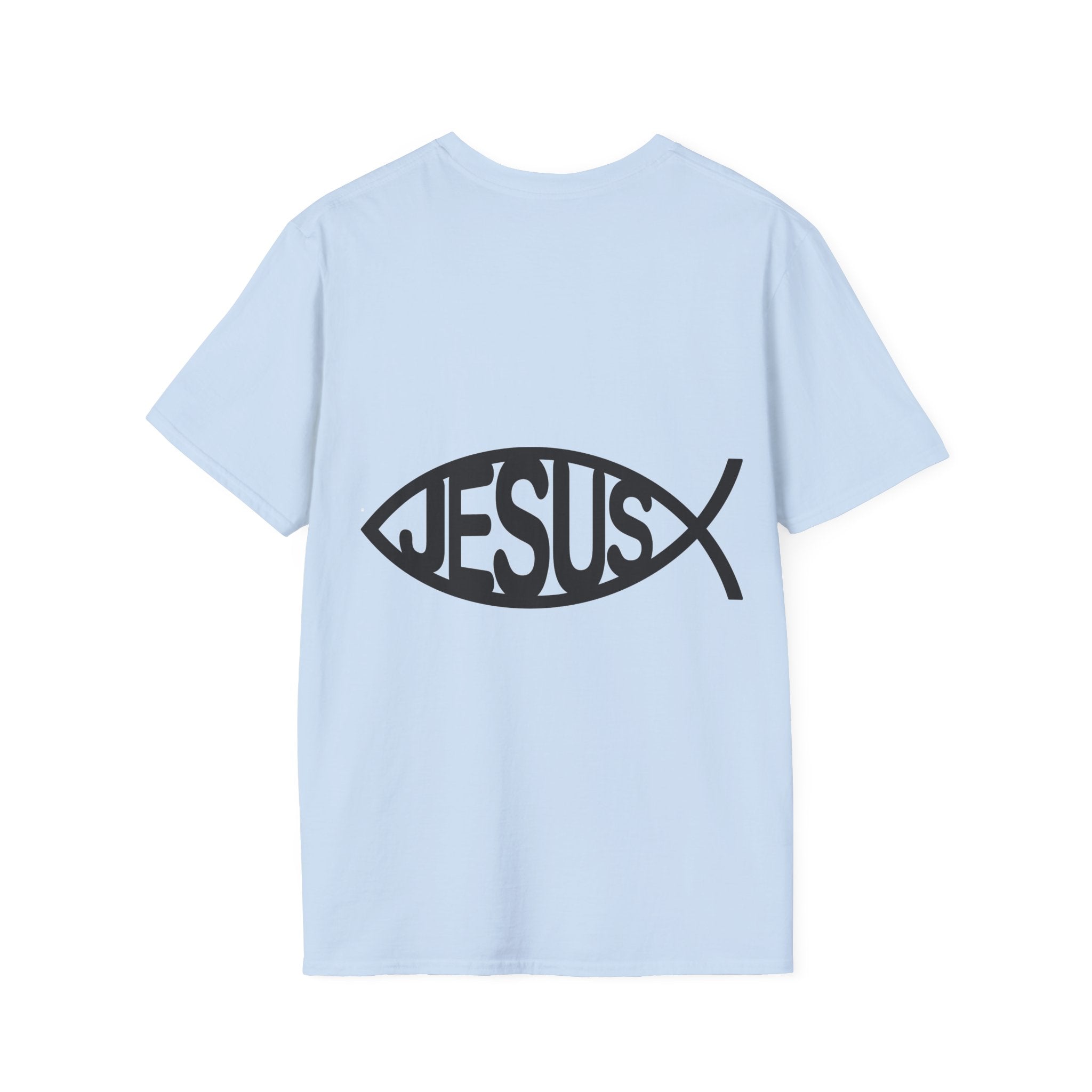 Minimalistisches Unisex T-Shirt mit ausdrucksstarkem Backprint ESTID Ansicht 12 – T-Shirt – ESTID