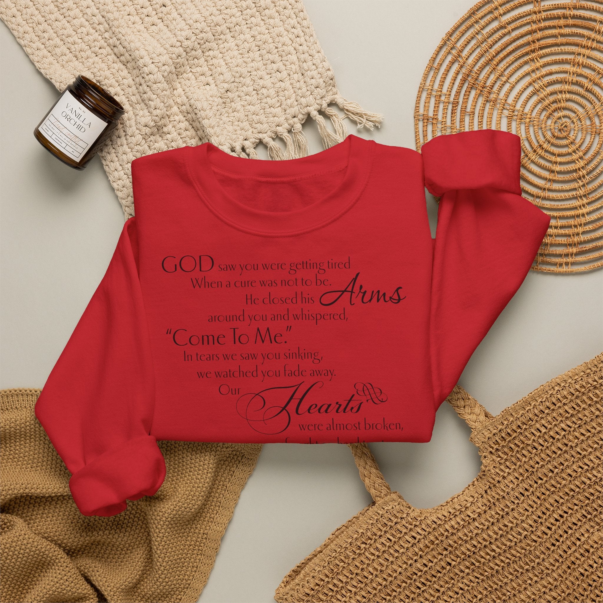ESTID Damen Pullover | „God Saw You Were Getting Tired“ Spruch-Print Ansicht 32 – Sweatshirt – ESTID