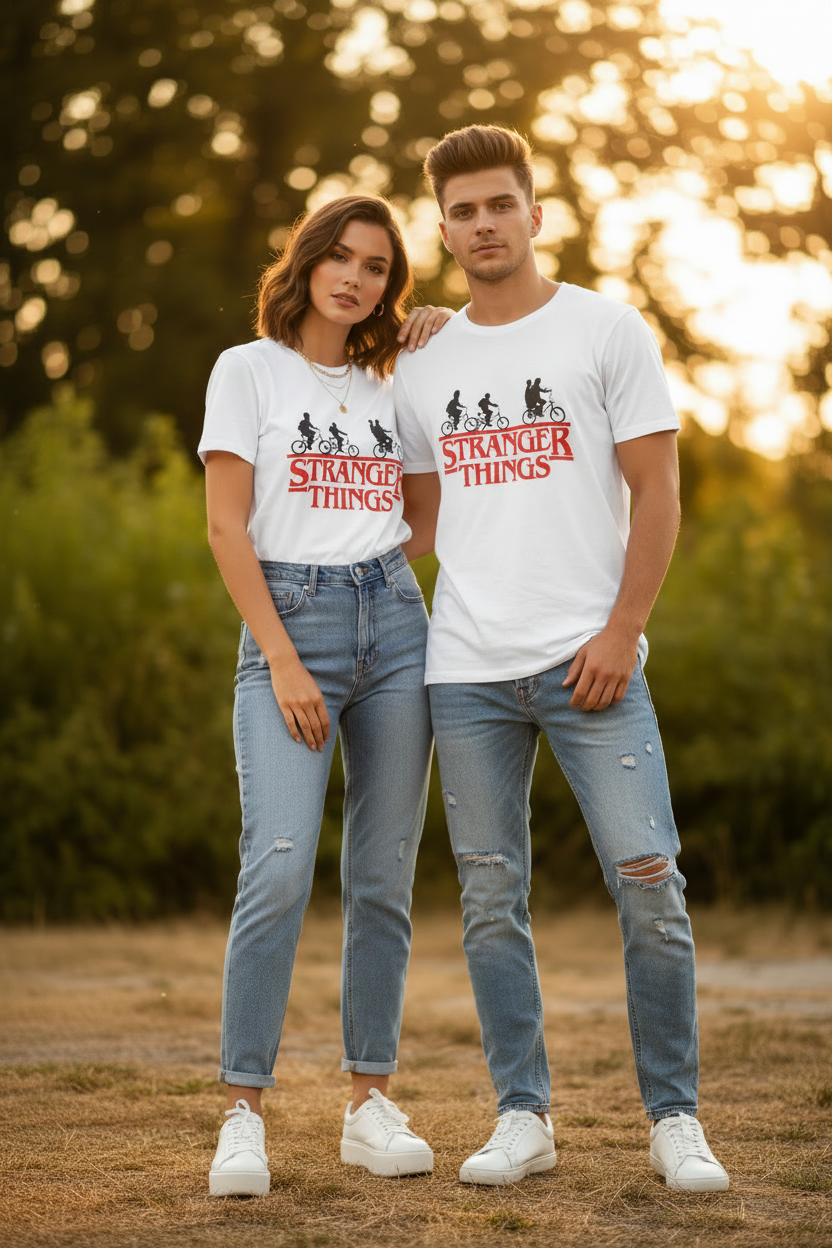 ESTID Unisex Shirt | Stranger Things Retro-Print – T-Shirt – ESTID