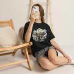 Faith Over Fear T-Shirt – Inspirierendes christliches Shirt mit Kreuz & Wolken