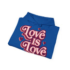 Love Is Love Hoodie – Retro Herz Pride Kapuzenpullover Ansicht 40 – Hoodie – ESTID