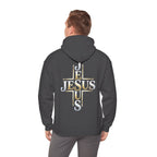 Faith Over Fear Hoodie – Jesus Kreuz Kapuzenpullover | Christliches Sweatshirt