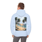 Urlaub Hoodie – Tropischer Palm Sunset Kapuzenpullover