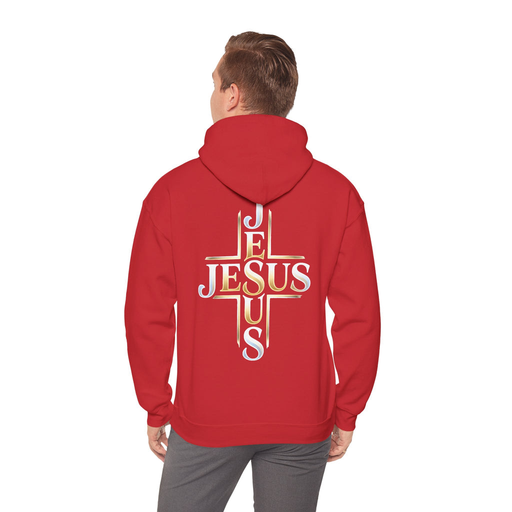 Faith Over Fear Hoodie – Jesus Kreuz Kapuzenpullover | Christliches Sweatshirt