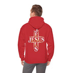 Faith Over Fear Hoodie – Jesus Kreuz Kapuzenpullover | Christliches Sweatshirt