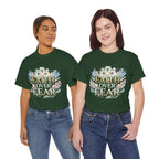 Faith Over Fear T-Shirt – Inspirierendes christliches Shirt mit Kreuz & Wolken