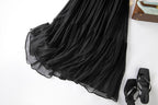 Damen Seidenkleid mit Puffärmeln | Luftsüßes Boho Maxikleid Ansicht 17 – Kleid – ESTID