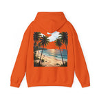 Urlaub Hoodie – Tropischer Palm Sunset Kapuzenpullover