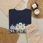 Faith Over Fear T-Shirt – „Glaube statt Angst“ Christian Cross Tee