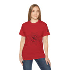 Spiritual Om Mandala Bio-Baumwoll T-Shirt | Damen & Herren Ansicht 7 – T-Shirt – ESTID