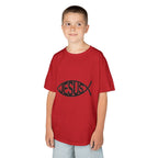 Kinder T-Shirt „JESUS“ Ichthys Fisch – Christliches Shirt für Kinder