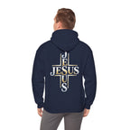Faith Over Fear Hoodie – Jesus Kreuz Kapuzenpullover | Christliches Sweatshirt