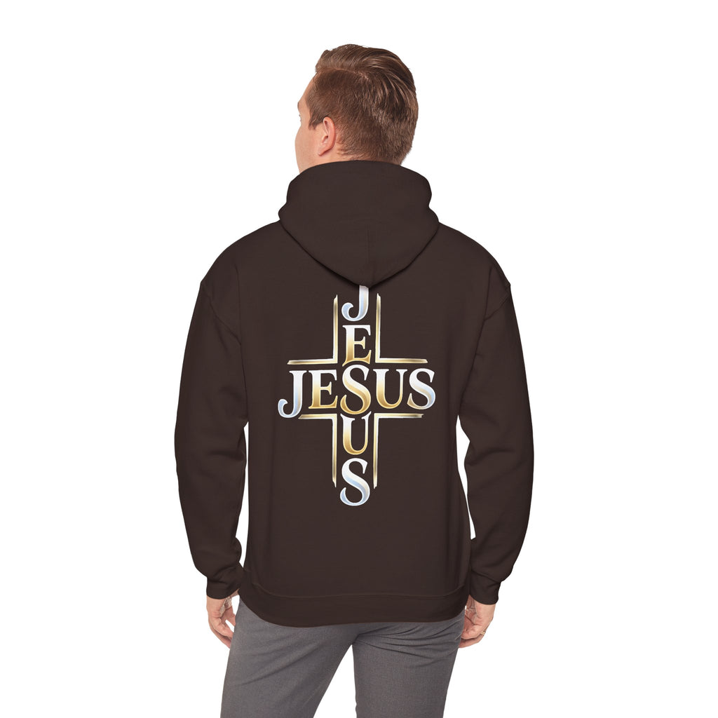 Faith Over Fear Hoodie – Jesus Kreuz Kapuzenpullover | Christliches Sweatshirt