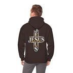 Faith Over Fear Hoodie – Jesus Kreuz Kapuzenpullover | Christliches Sweatshirt