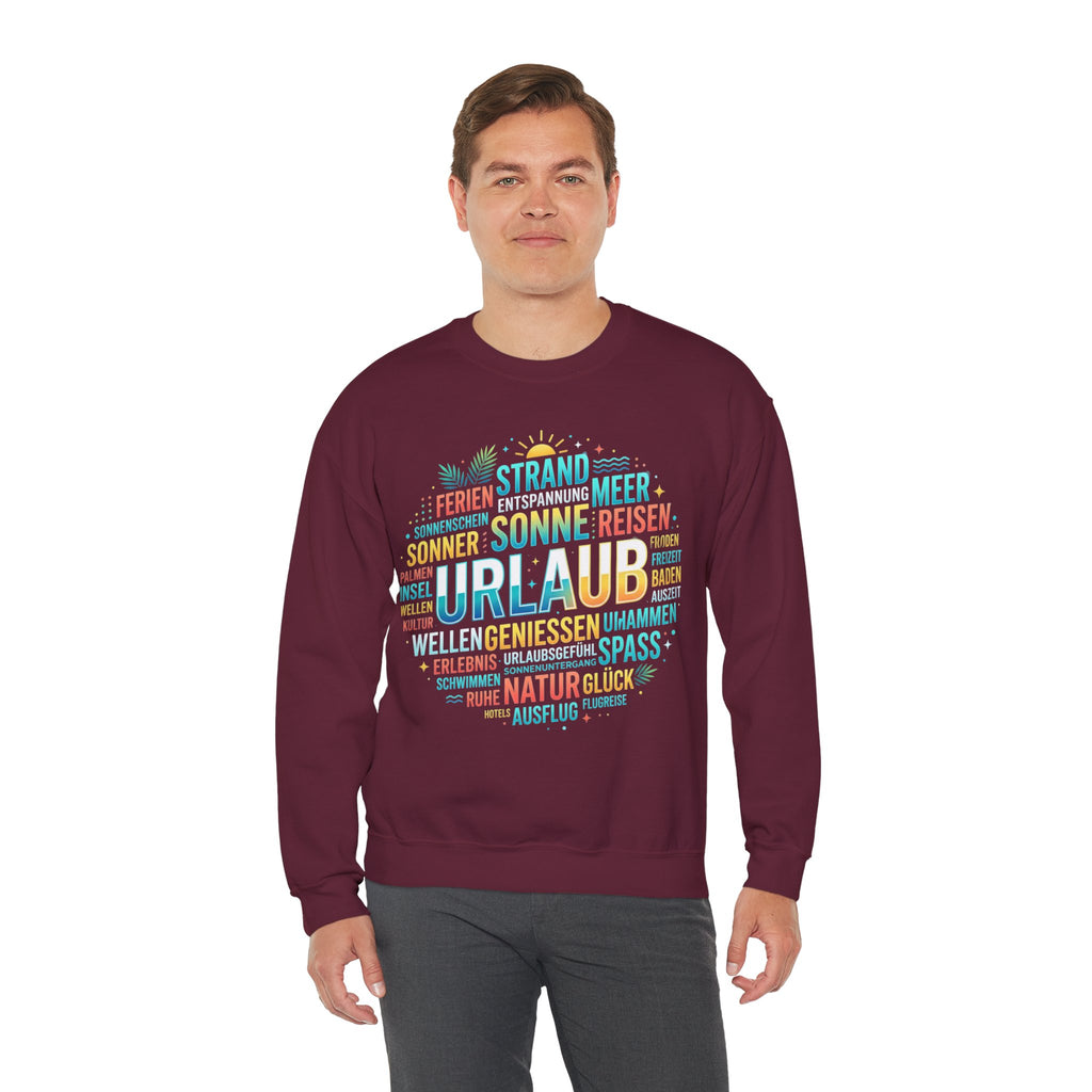 Tropical Palm Sunset Sweatshirt – Beach Vacation Crewneck