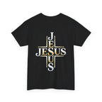 Faith Over Fear T-Shirt – „Glaube statt Angst“ Christian Cross Tee