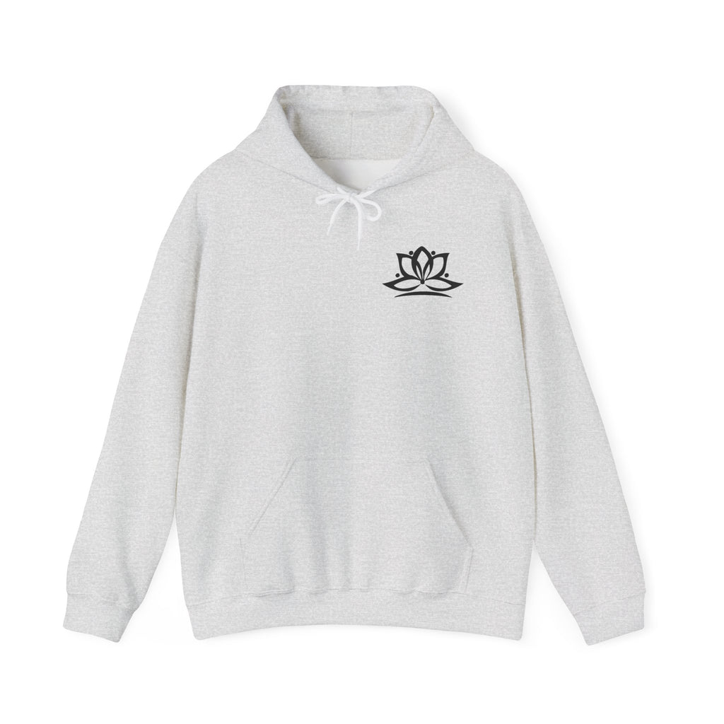 Lotus-Mandala-Hoodie mit Om-Symbol – Spirituelles Yoga-Sweatshirt ESTID Ansicht 8 – Hoodie – ESTID