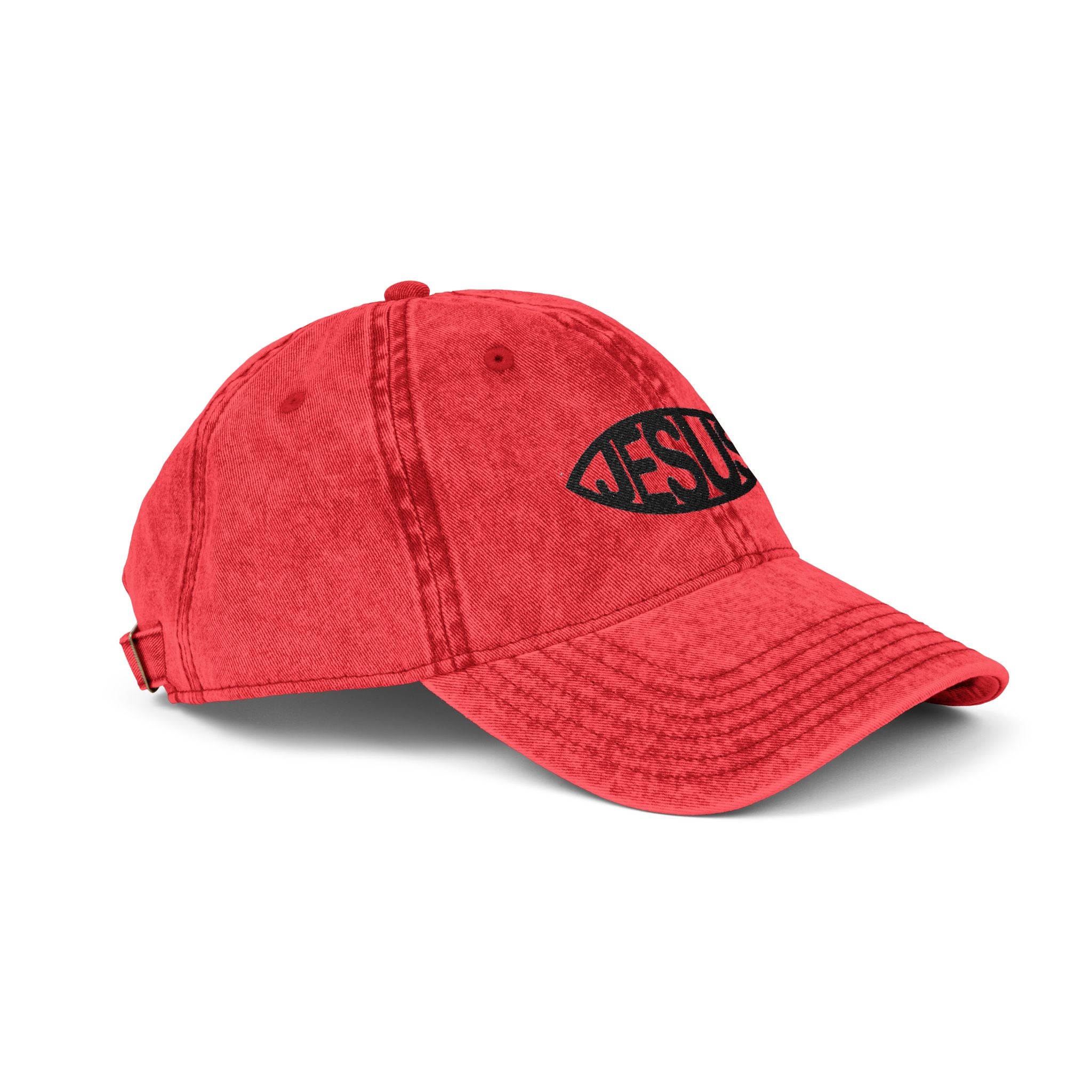 Christliche Vintage Twill Cap im Washed-Look ESTID Ansicht 5 – Hats – ESTID