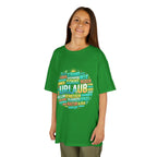 Kinder-T-Shirt "Urlaub" Wortwolke – Buntes Reise-Shirt für Kinder