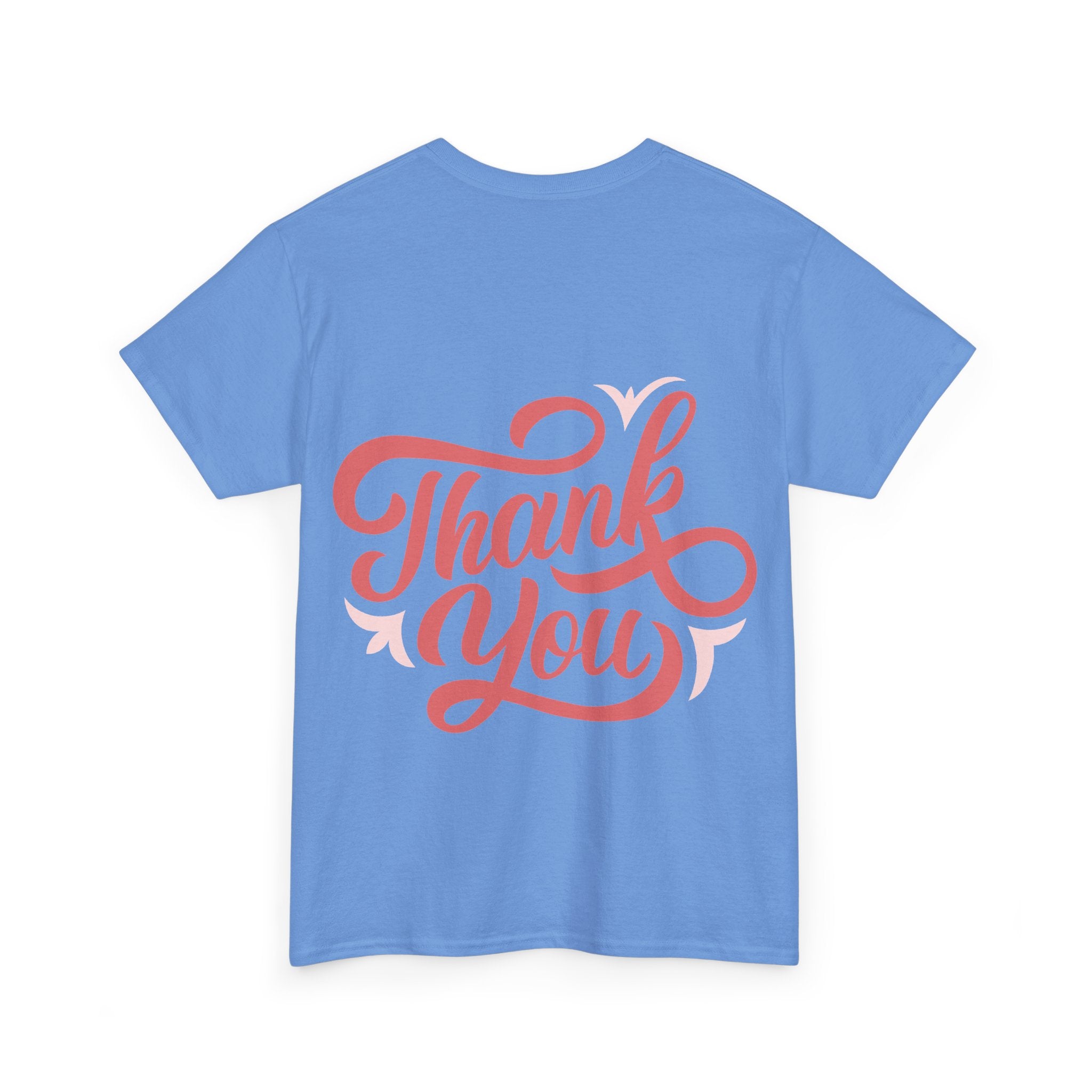 Statement T-Shirt Damen | „Thank You“ Rücken-Print Ansicht 29 – T-Shirt – ESTID