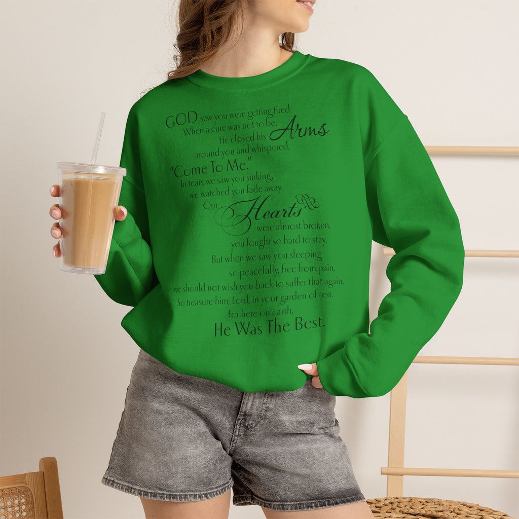 ESTID Damen Pullover | „God Saw You Were Getting Tired“ Spruch-Print Ansicht 12 – Sweatshirt – ESTID