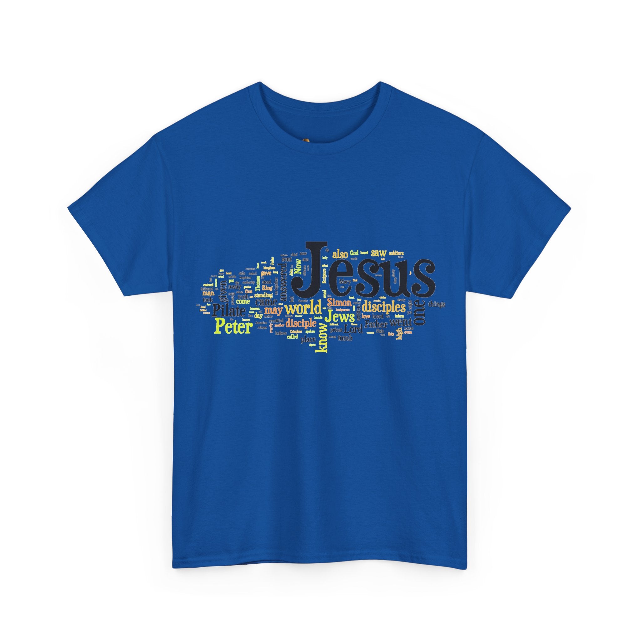 ESTID Unisex Shirt | Jesus Fisch Bibel Wortwolke Ansicht 22 – T-Shirt – ESTID