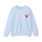 ESTID Damen Oversized Sweatshirt „Grunge Heart“ – Premium Baumwollmix Pullover mit rotem Herz-Print Ansicht 6 – Sweatshirt – ESTID