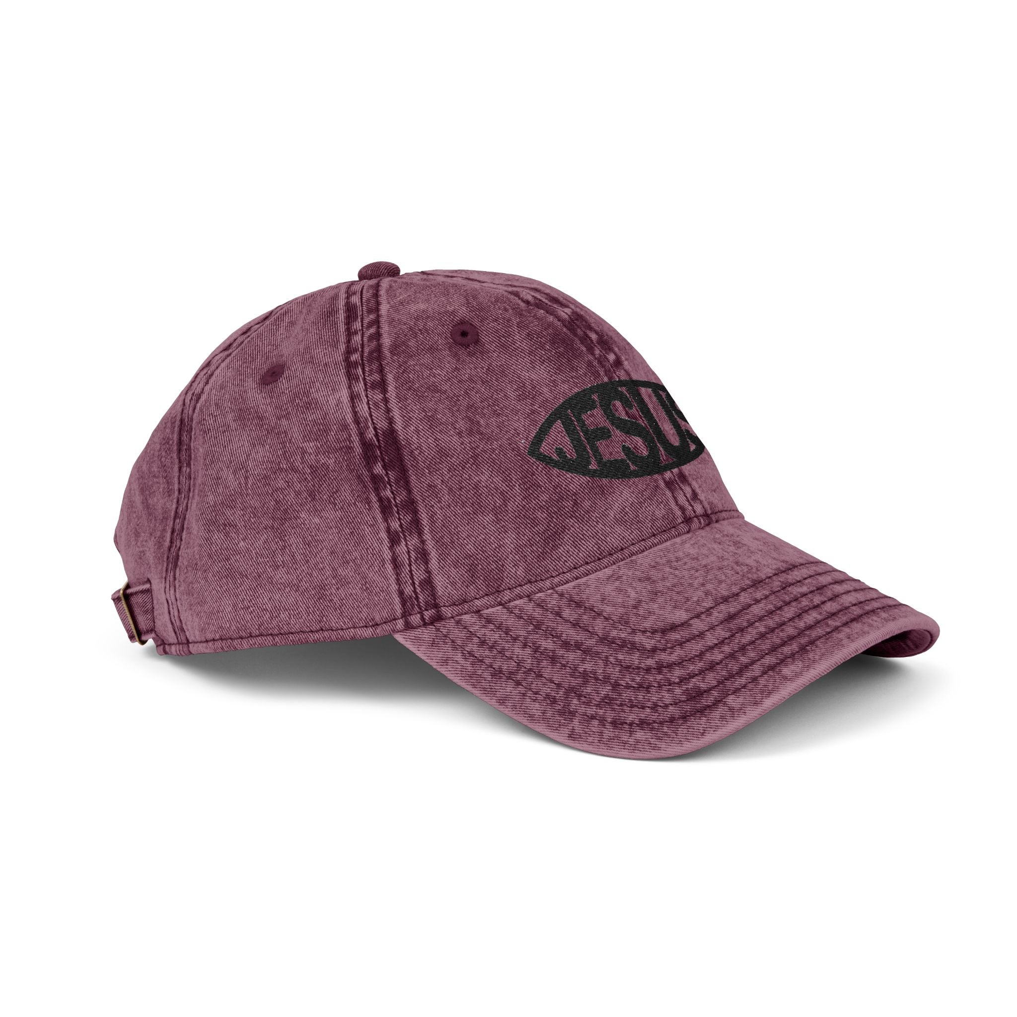 Christliche Vintage Twill Cap im Washed-Look ESTID Ansicht 10 – Hats – ESTID