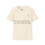 Minimalistisches Unisex Softstyle T-Shirt mit Psalm 23 ESTID Ansicht 14 – T-Shirt – ESTID