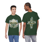 Faith Over Fear T-Shirt – „Glaube statt Angst“ Christian Cross Tee