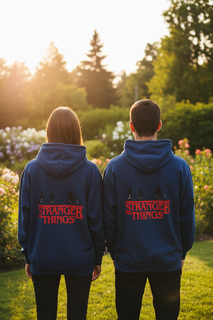 ESTID Unisex Kapuzenjacke | Stranger Things Retro Rückenprint Ansicht 12 – Hoodie – ESTID