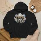 Faith Over Fear Hoodie – Jesus Kreuz Kapuzenpullover | Christliches Sweatshirt