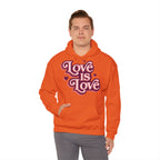 Love Is Love Hoodie – Retro Herz Pride Kapuzenpullover Ansicht 34 – Hoodie – ESTID
